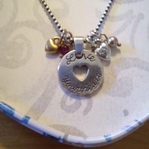 Brand new, vintage Brighton Love your heart necklace